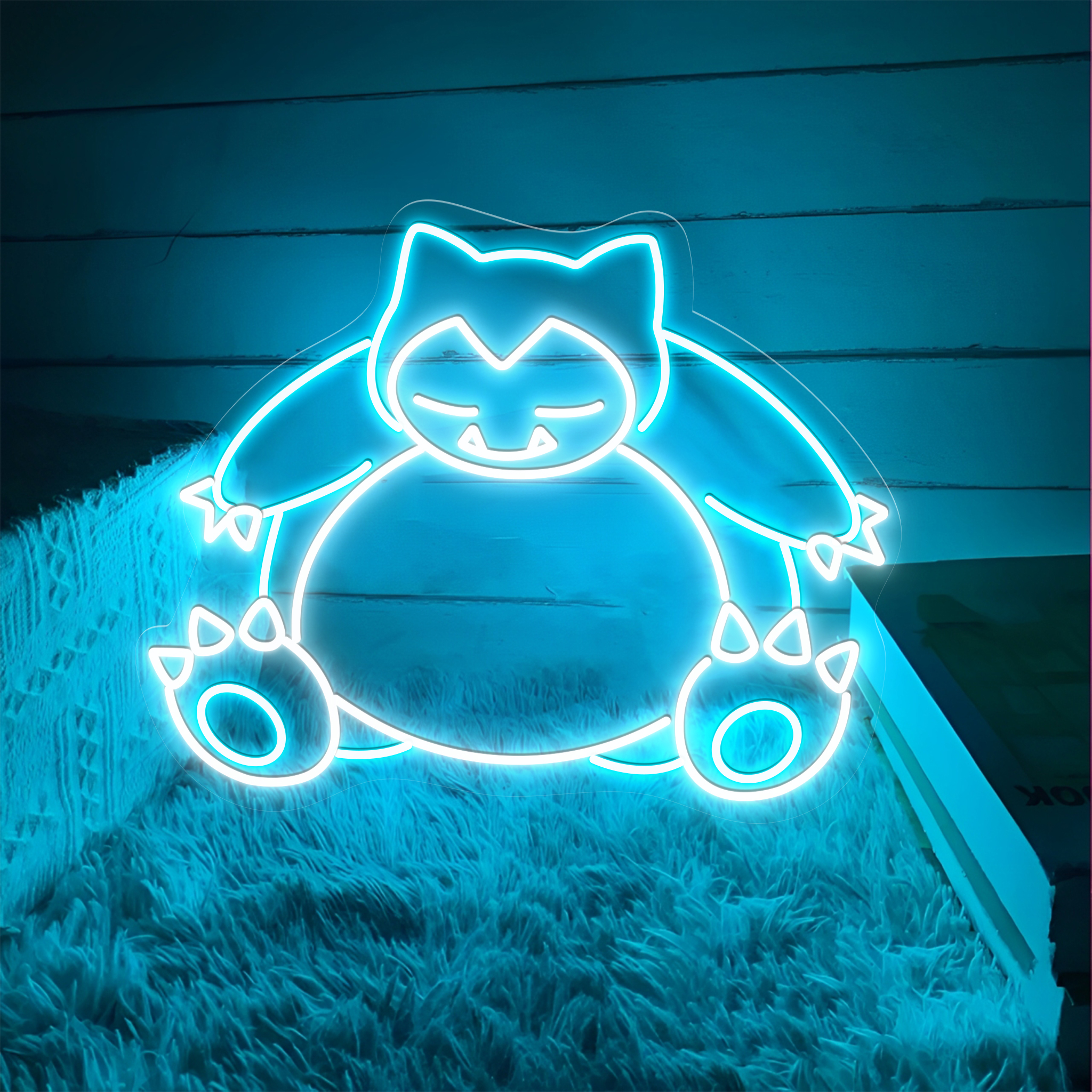Snorlax Pokemon Neon Sign