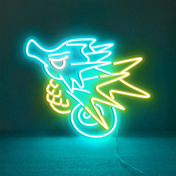 Seadra Pokemon Neon Sign