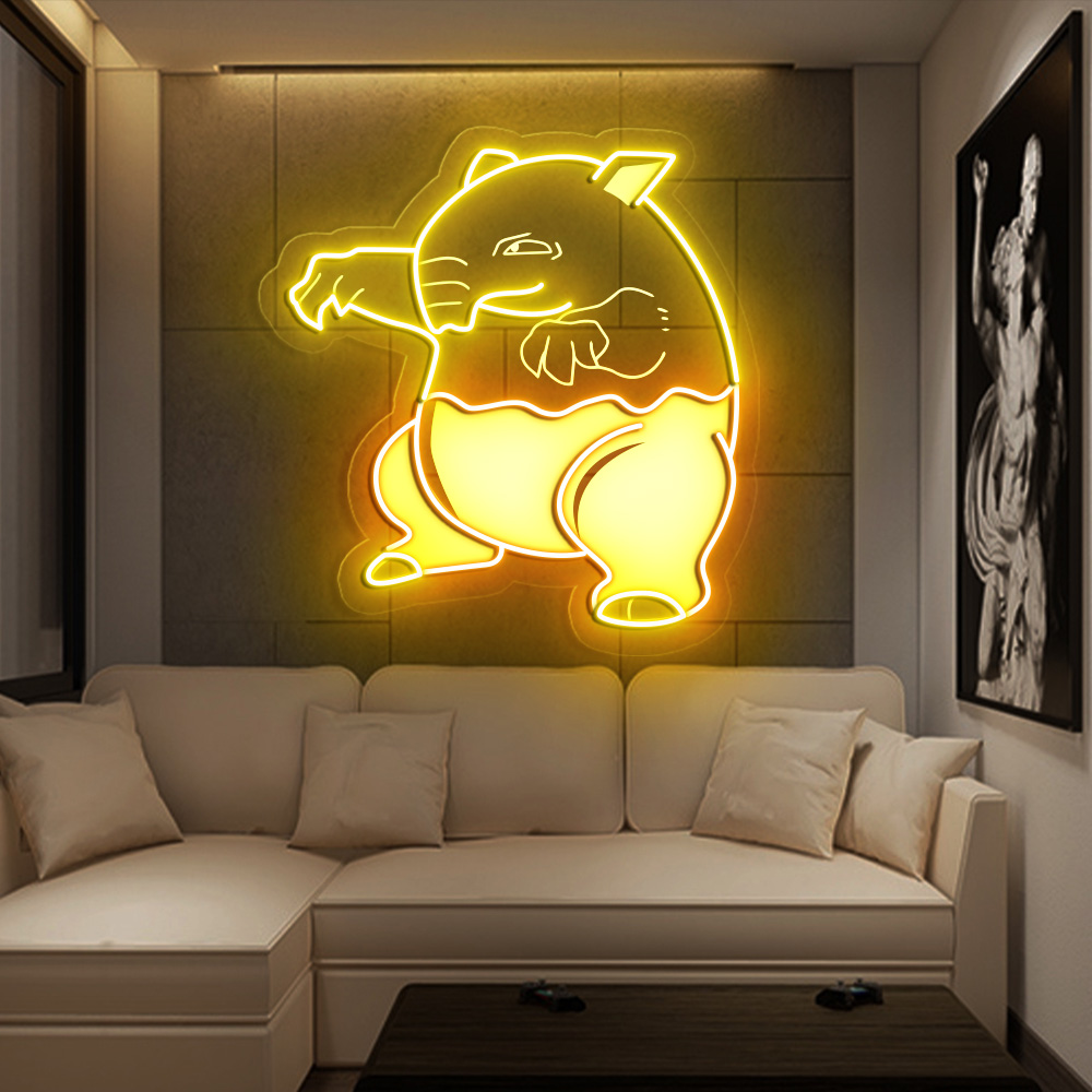 Pokemon Drowzee Laser Sign