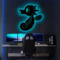 Pokemon Horsea Metal Sign