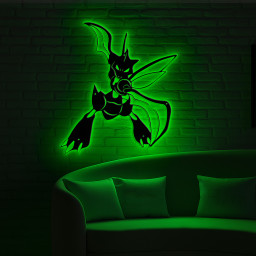 Scyther Pokemon Metal Signs