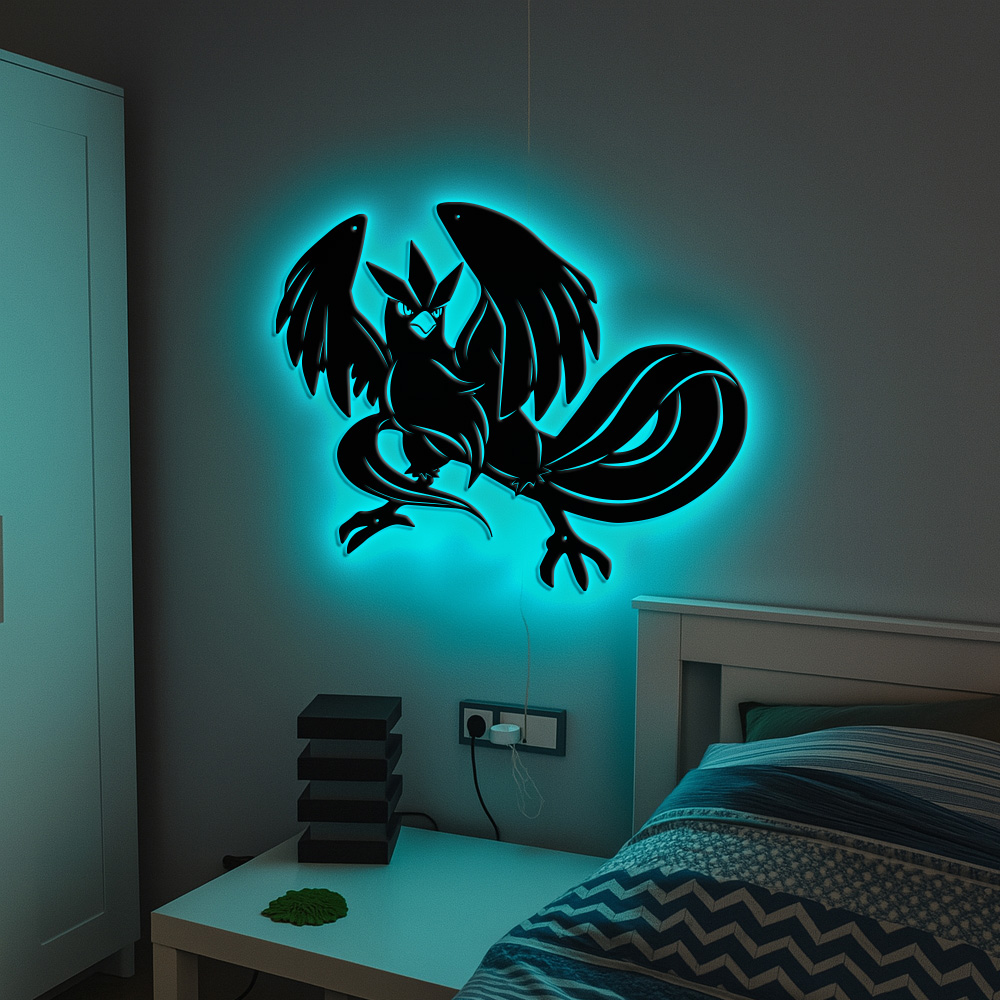 Articuno Pokemon Metal Sign