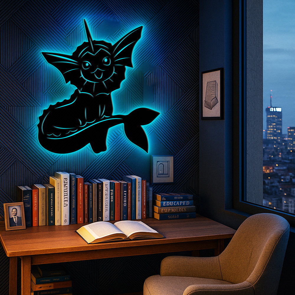 Vaporeon Pokemon Metal Signs
