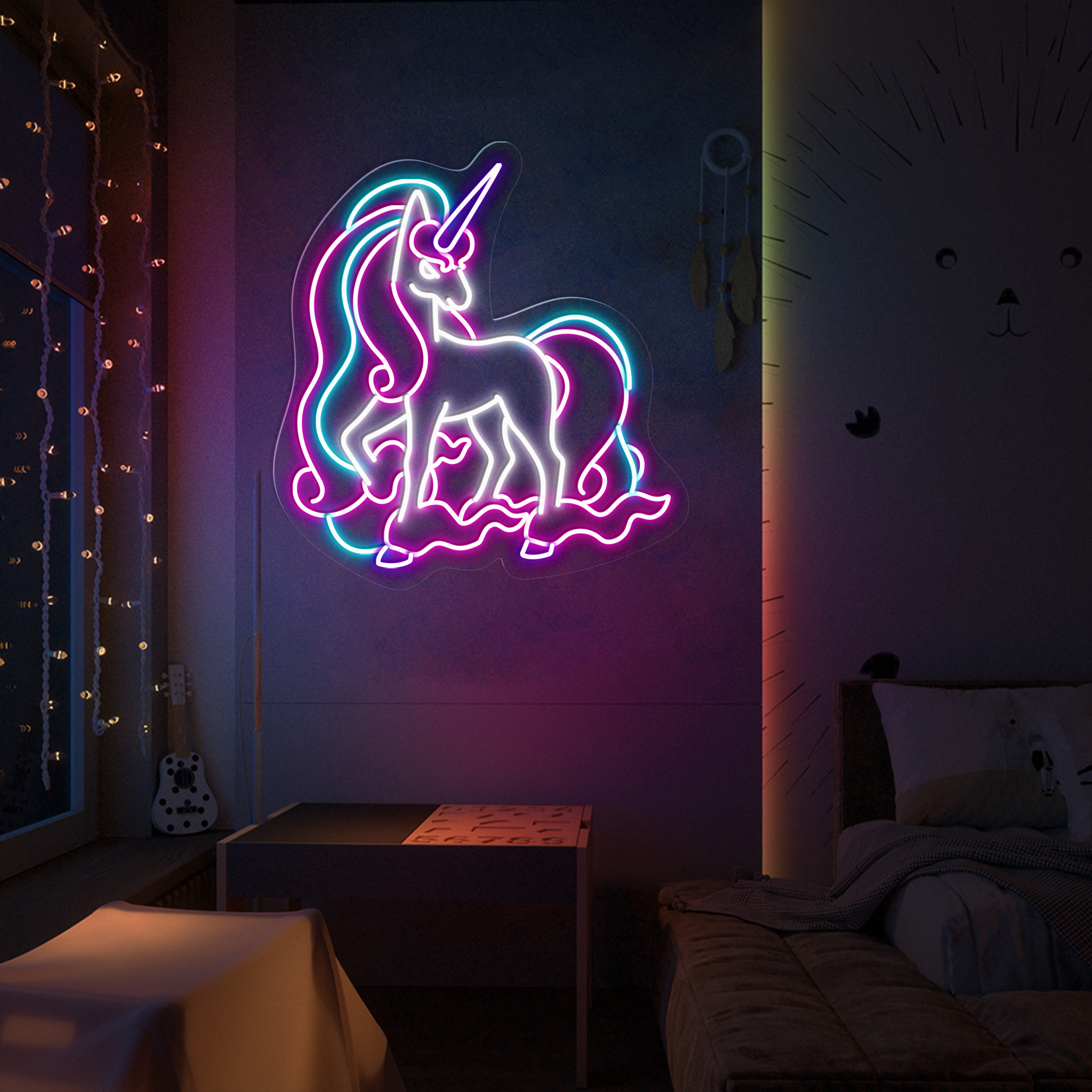 Rapidash Pokemon Neon Sign