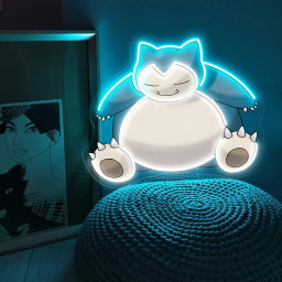 Snorlax Pokemon UV Sign