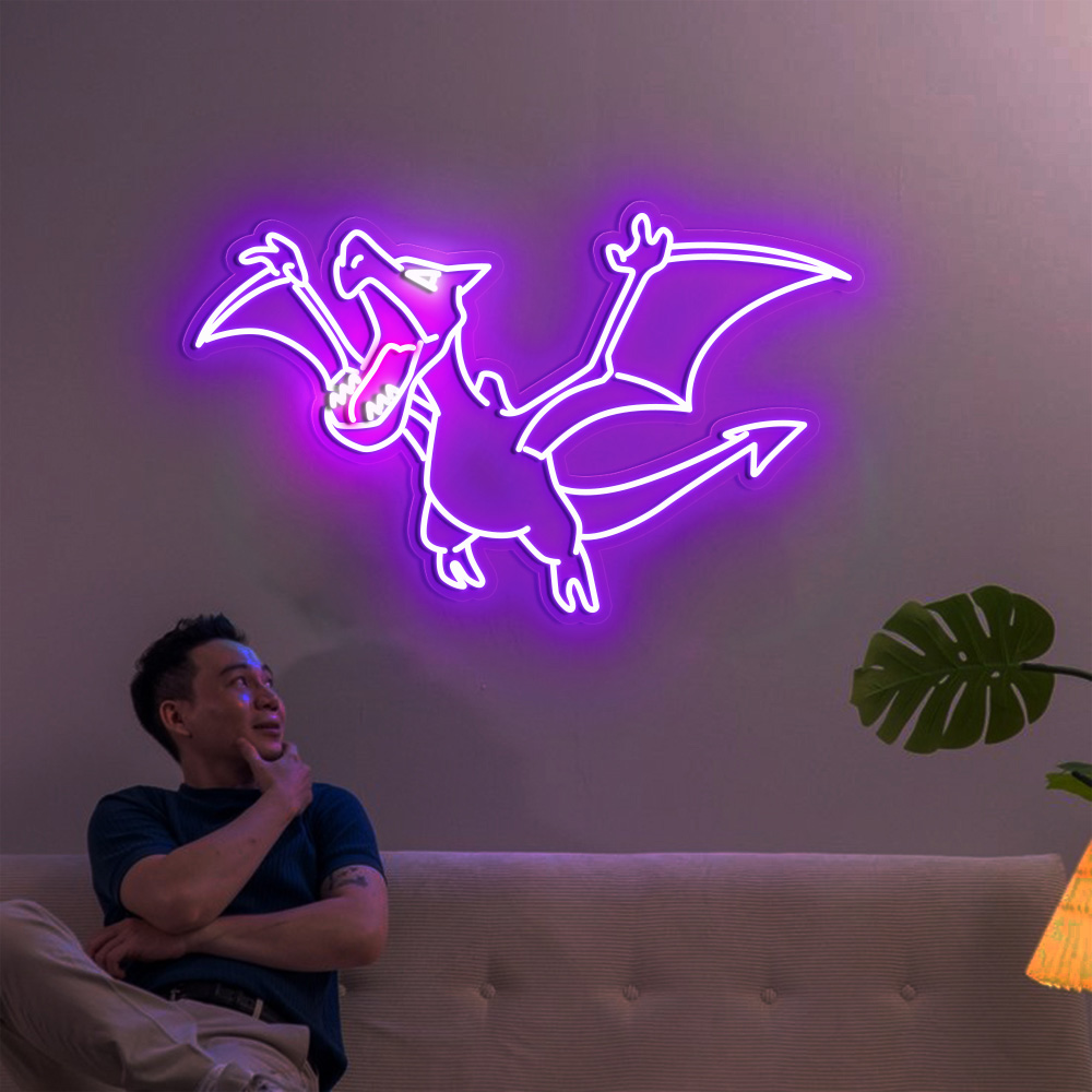 Aerodactyl Pokemon Neon Signs