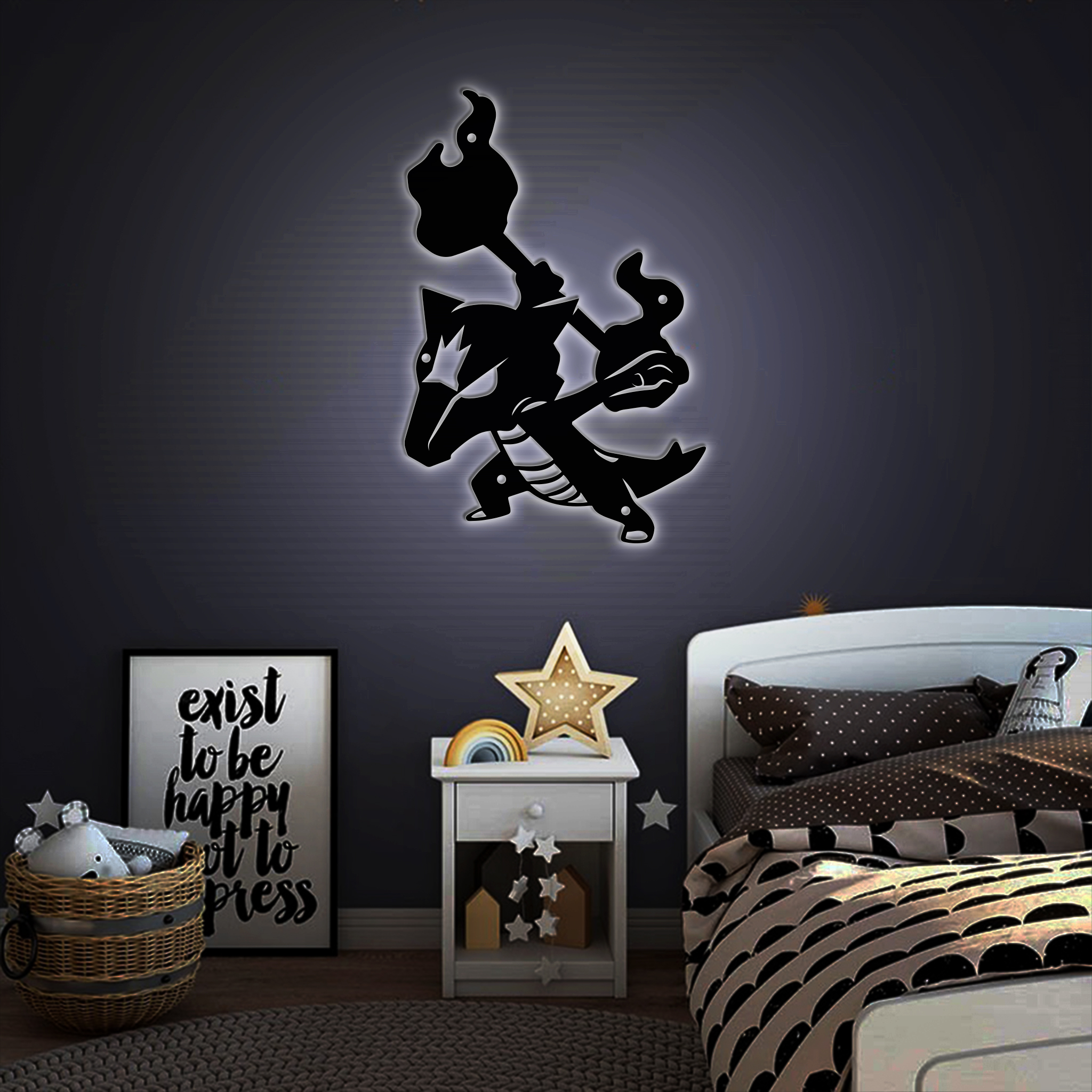 Pokemon Marowak Metal Sign