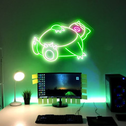 Snorlax Pokemon Neon Signs
