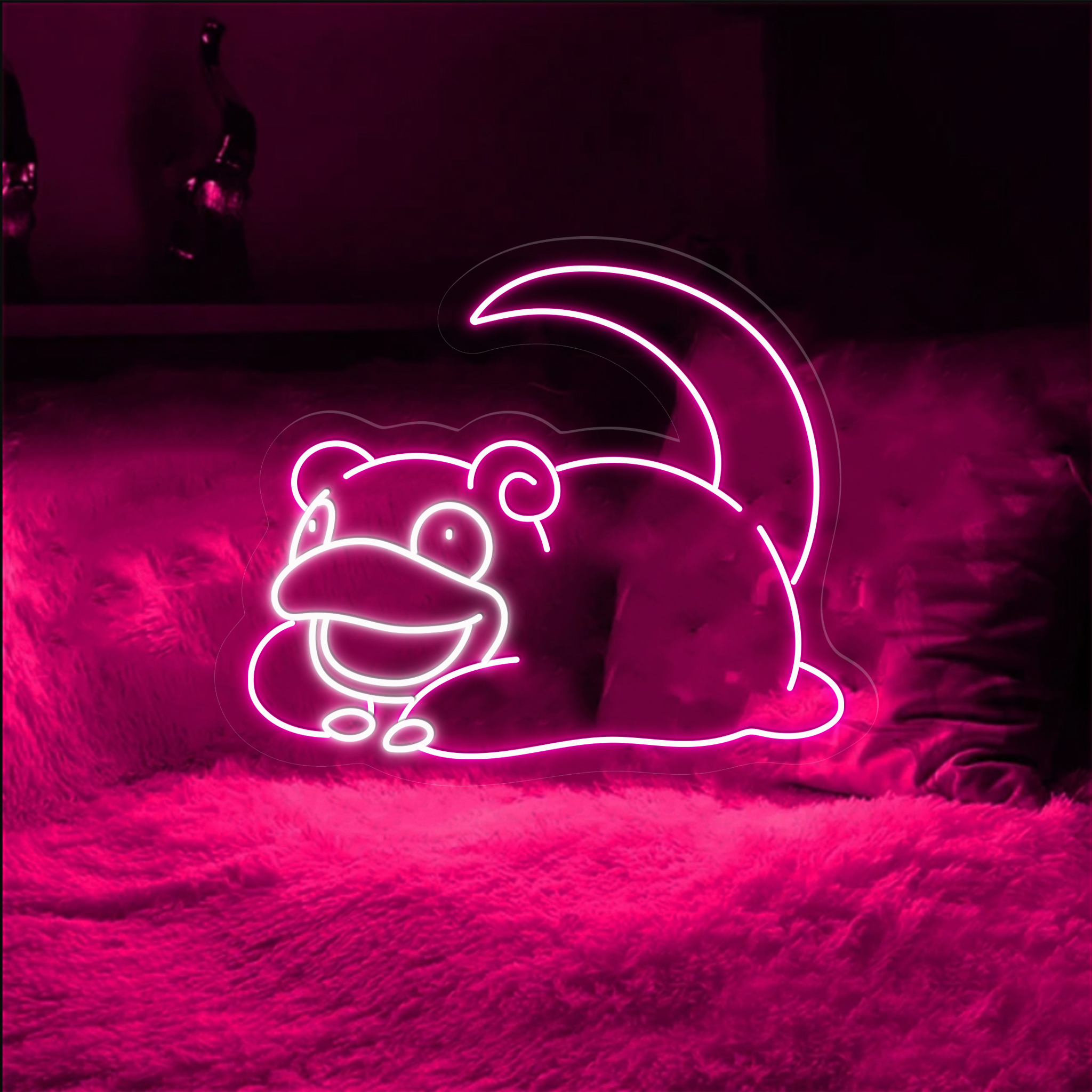 Slowpoke Pokemon Neon Sign