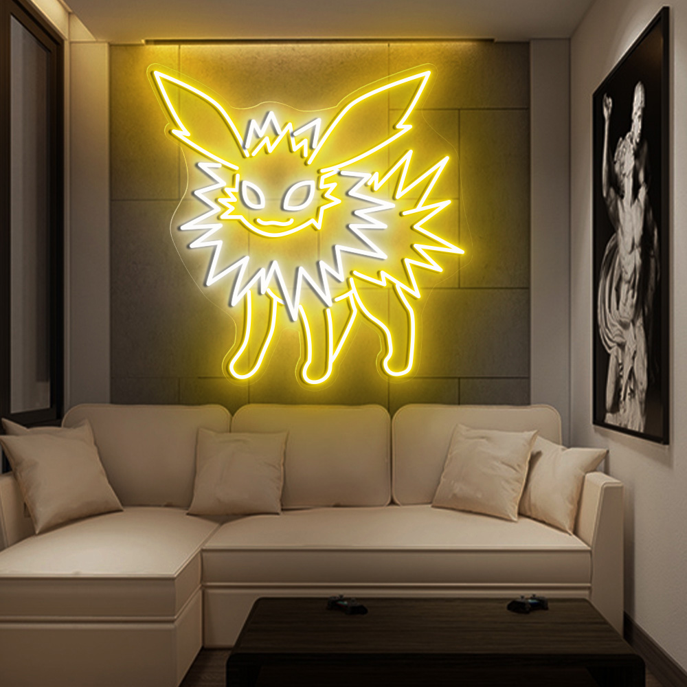Jolteon Pokemon Neon Signs