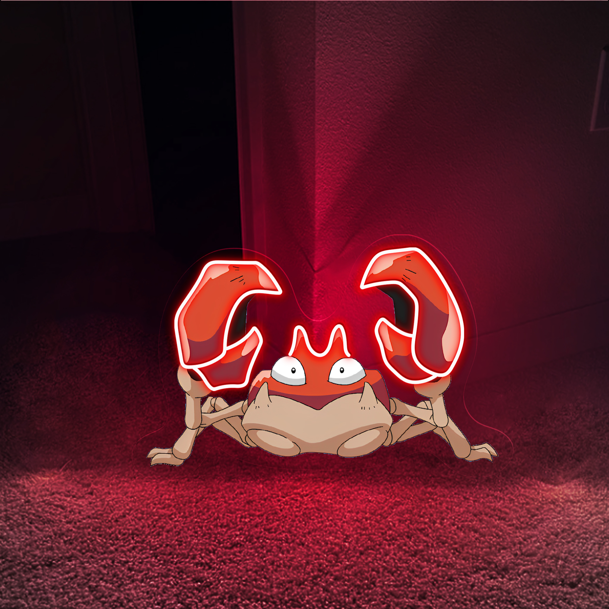 Pokemon Krabby UV Sign