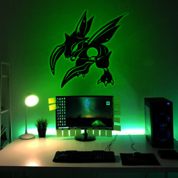 Scyther Pokemon Metal Sign