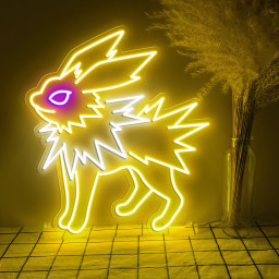 Jolteon Pokemon Neon Sign