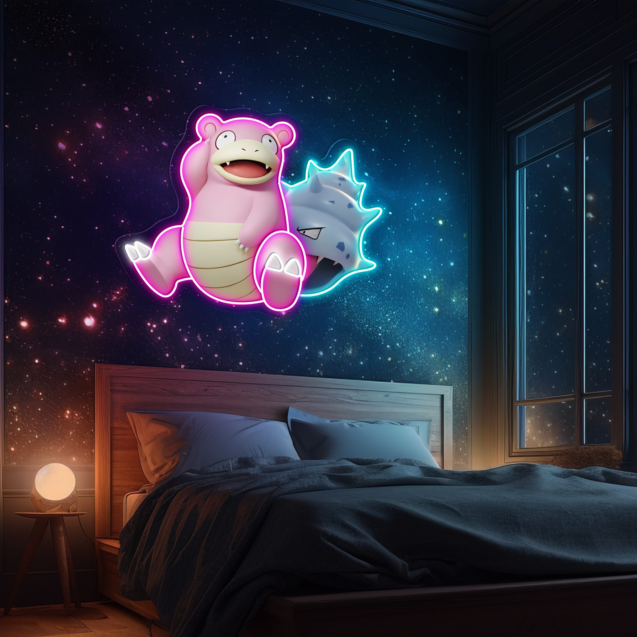 Slowbro Pokemon UV Sign