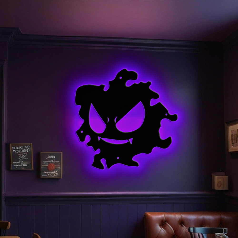 Gastly Pokemon Metal Signs