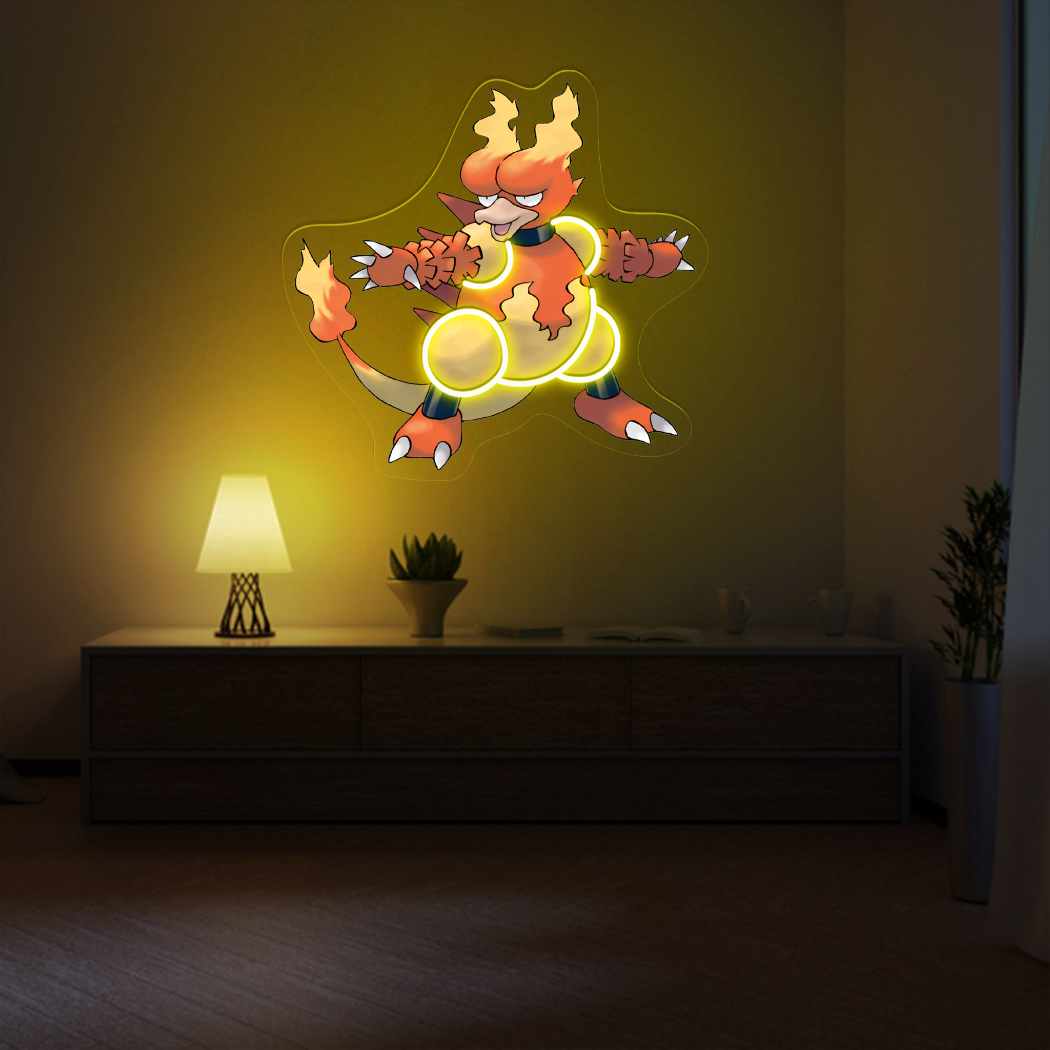 Pokemon Magmar UV Signs