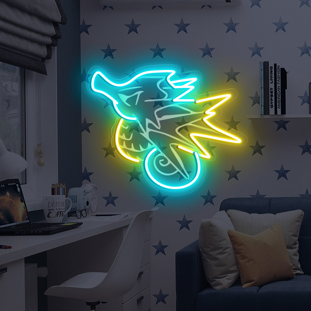 Seadra Pokemon Laser Sign