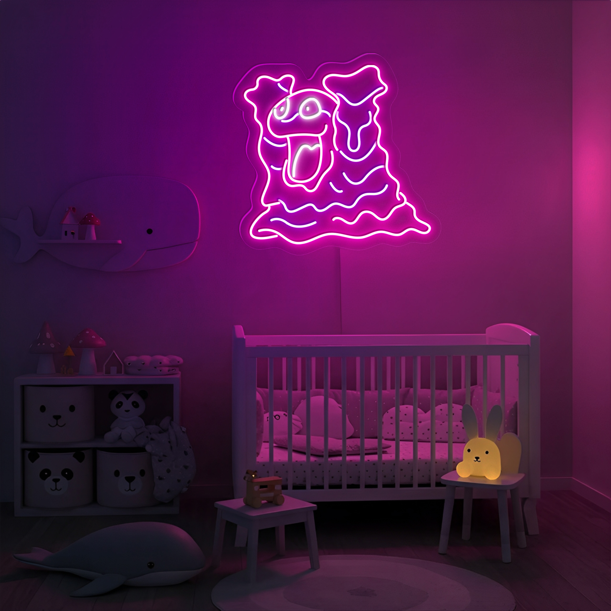 Grimer Pokemon Neon Sign