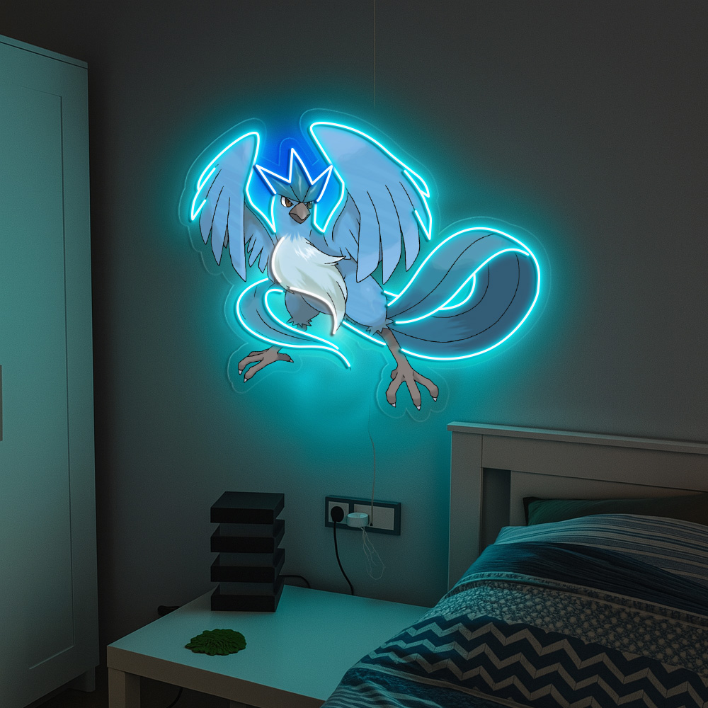 Articuno Pokemon UV Sign