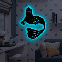 Dewgong Pokemon Metal Sign