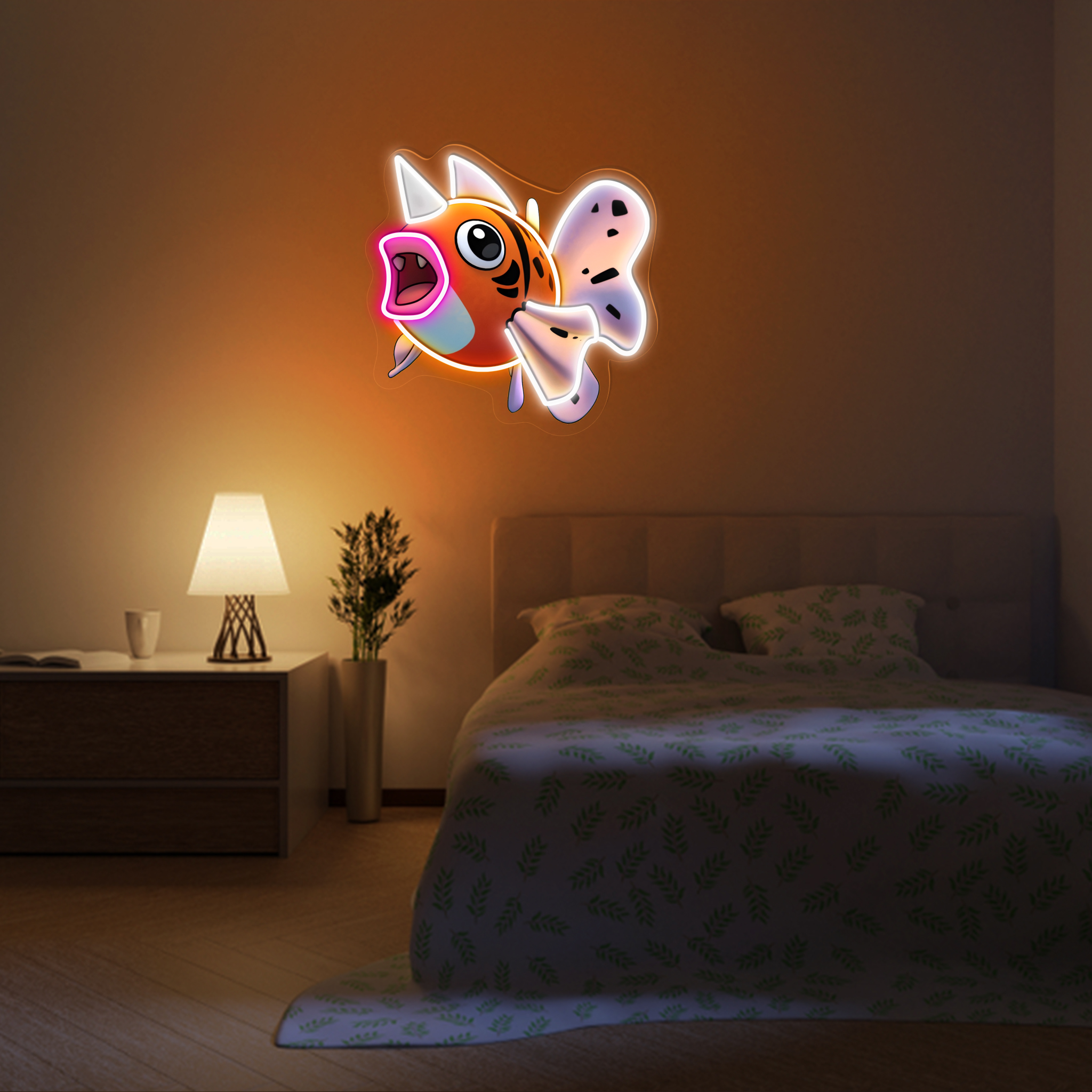 Pokemon Seaking UV Sign