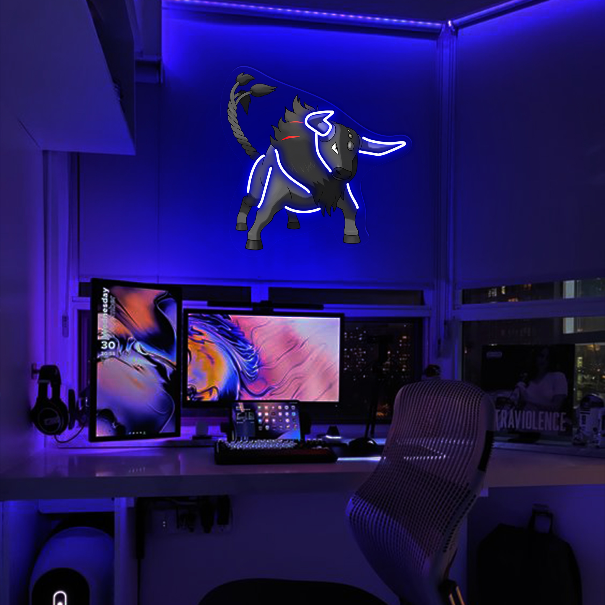 Pokemon Tauros UV Signs