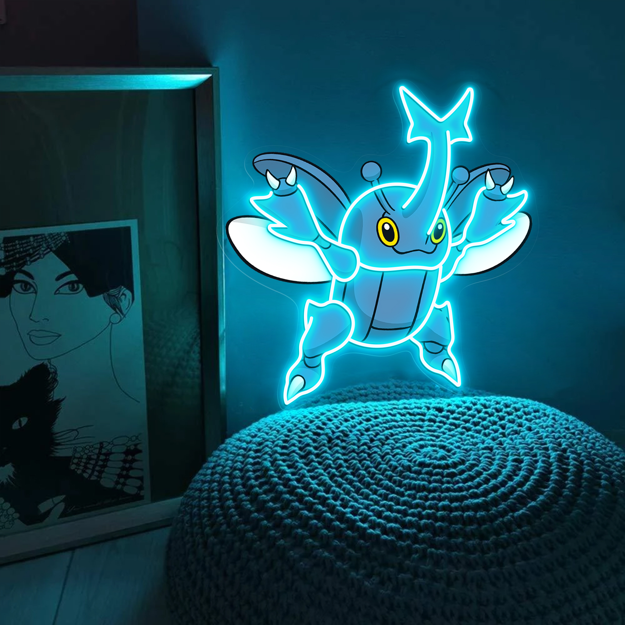 Pokemon Heracross UV Sign