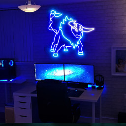 Pokemon Tauros Neon Signs