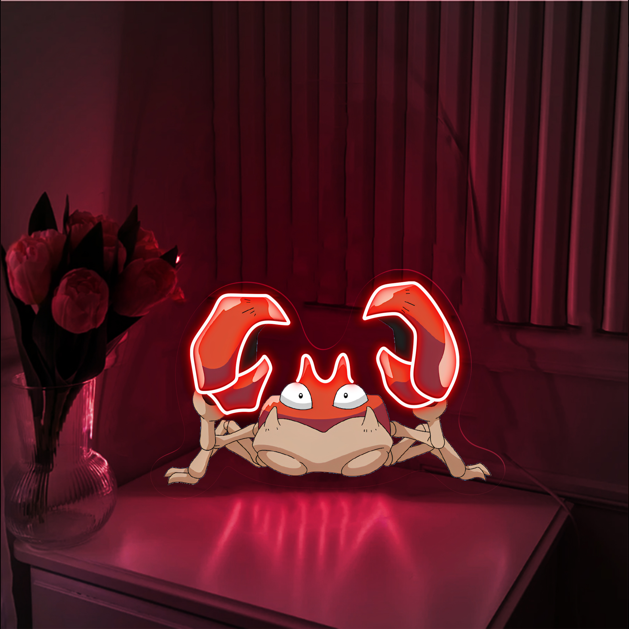 Pokemon Krabby UV Sign