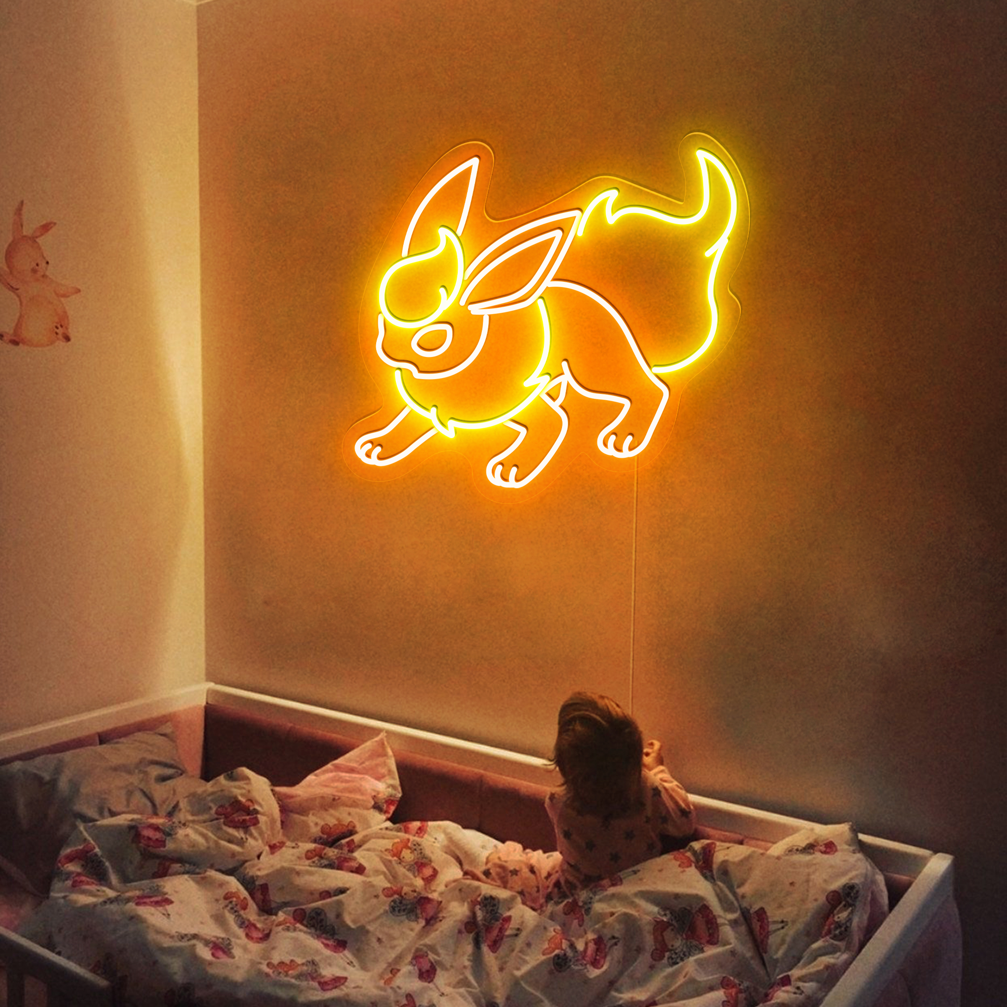 Flareon Pokemon Neon Signs