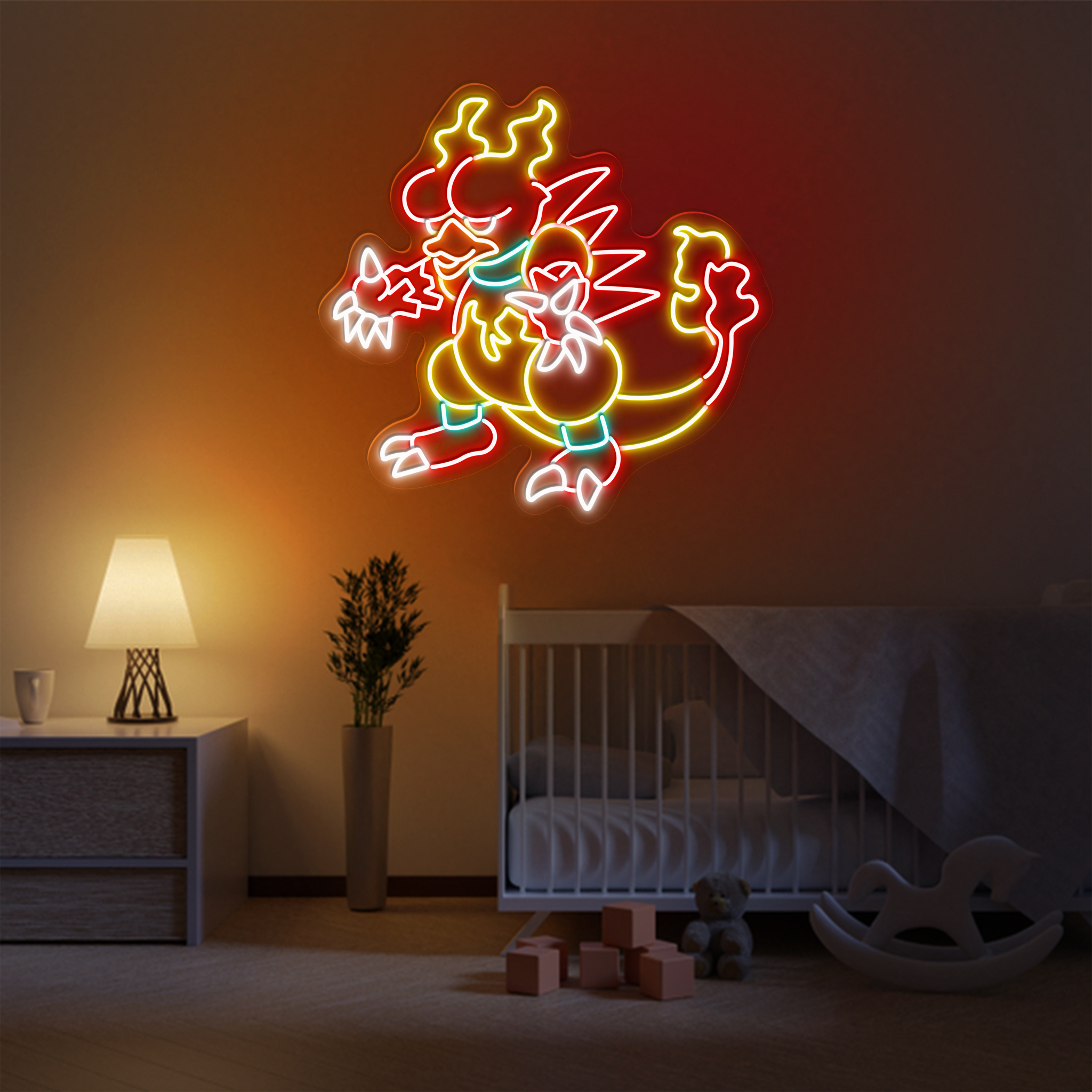 Pokemon Magmar Neon Sign