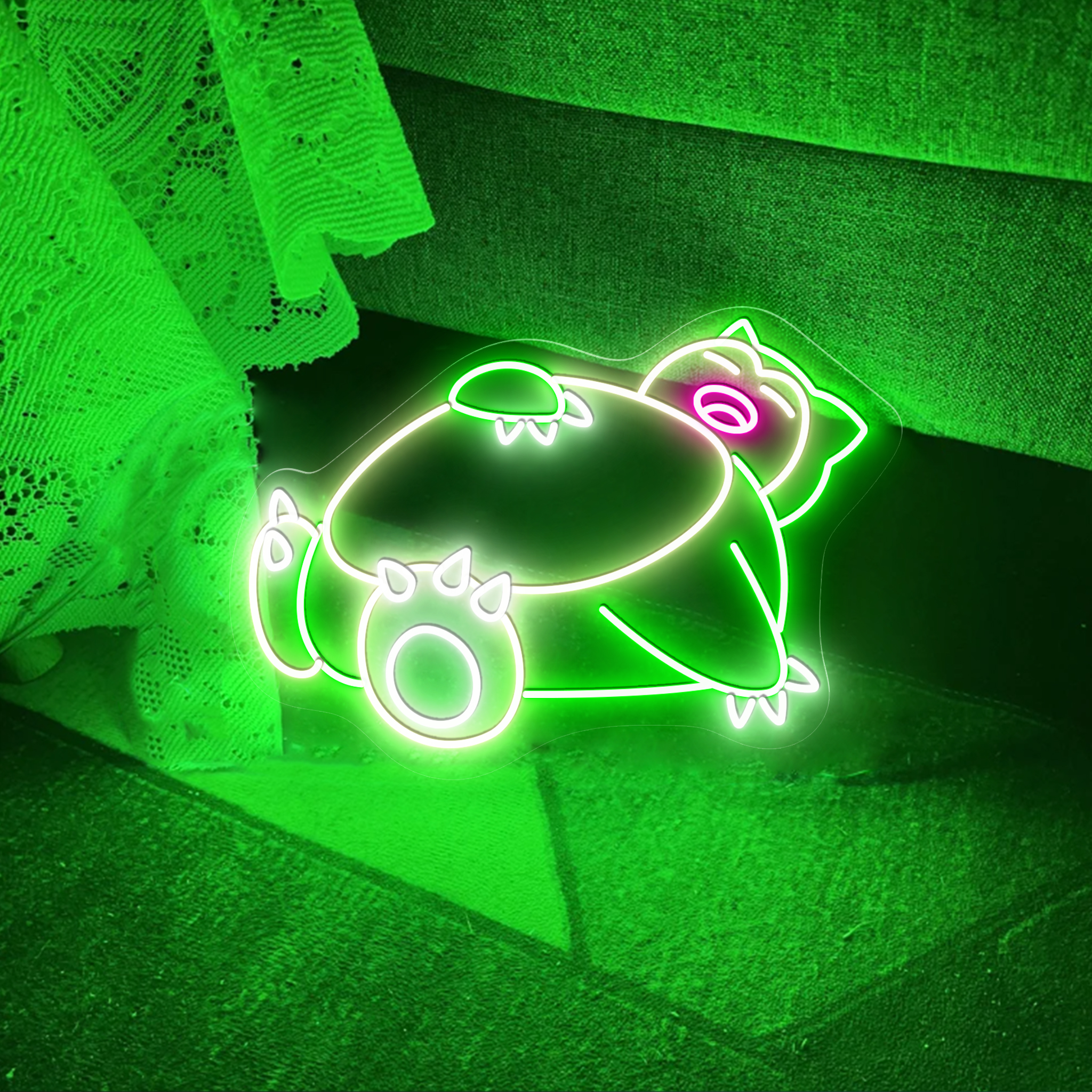 Snorlax Pokemon Neon Signs