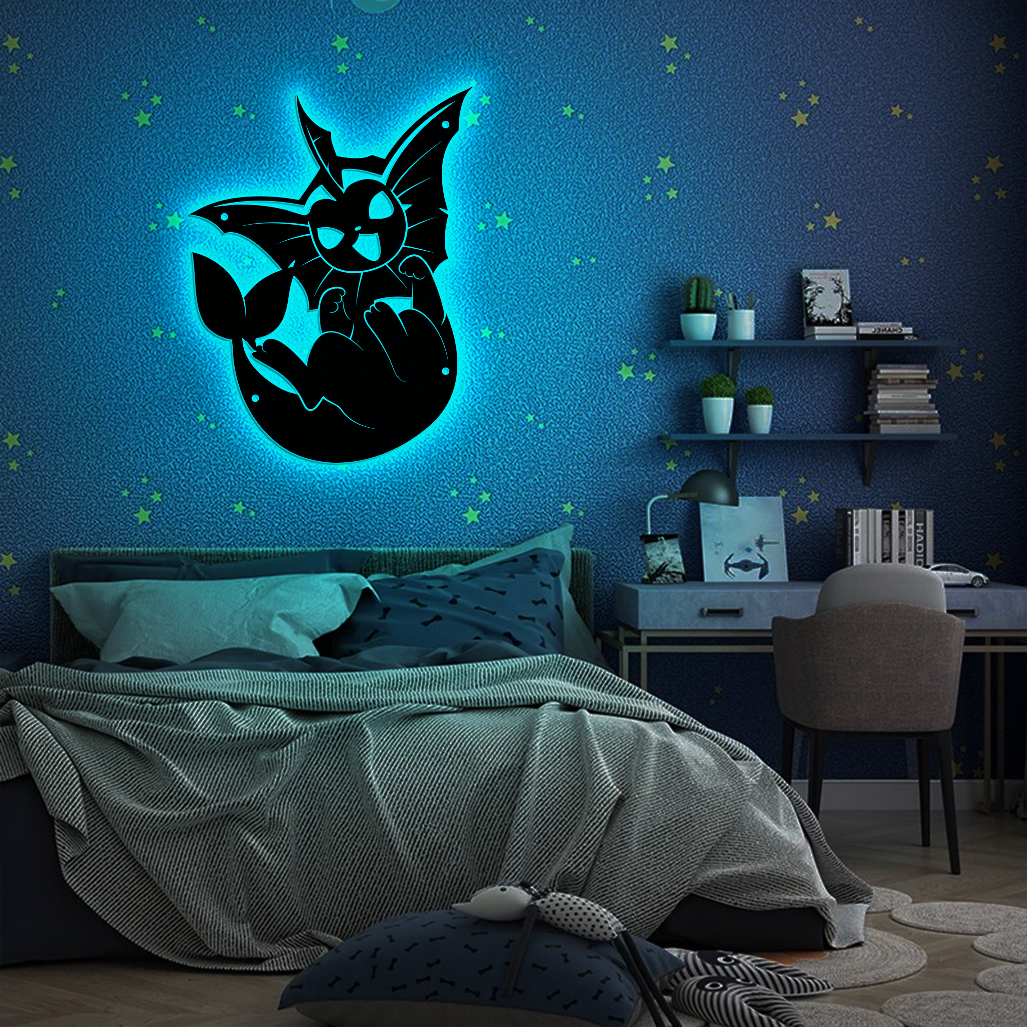 Vaporeon Pokemon Metal Sign