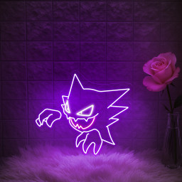 Haunter Pokemon Neon Sign
