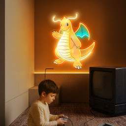 Dragonite Pokemon UV Signs