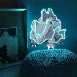 Pokemon Rhyhorn UV Signs