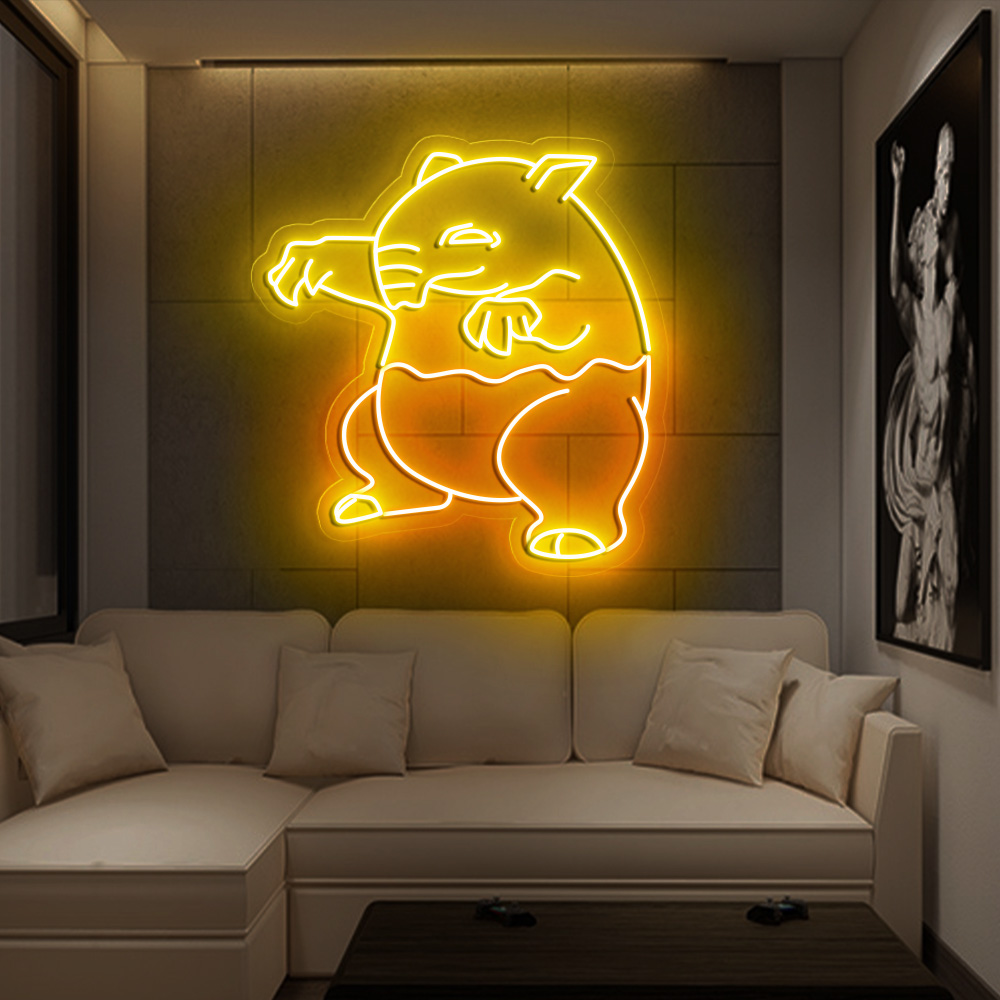 Pokemon Drowzee Neon Sign