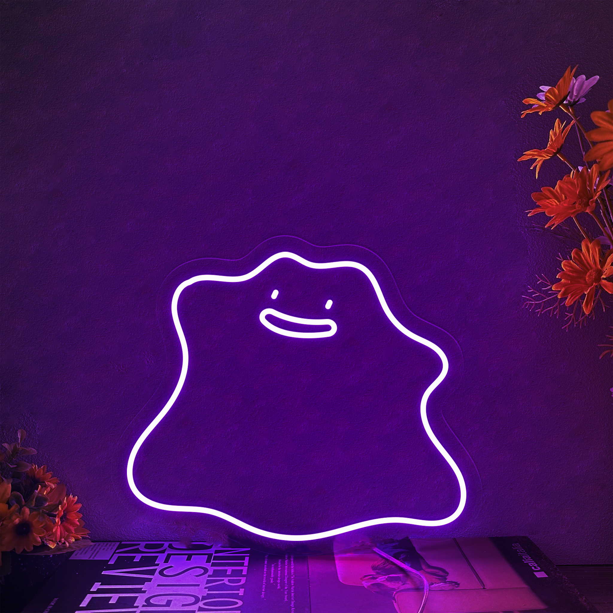 Pokemon Ditto Neon Sign