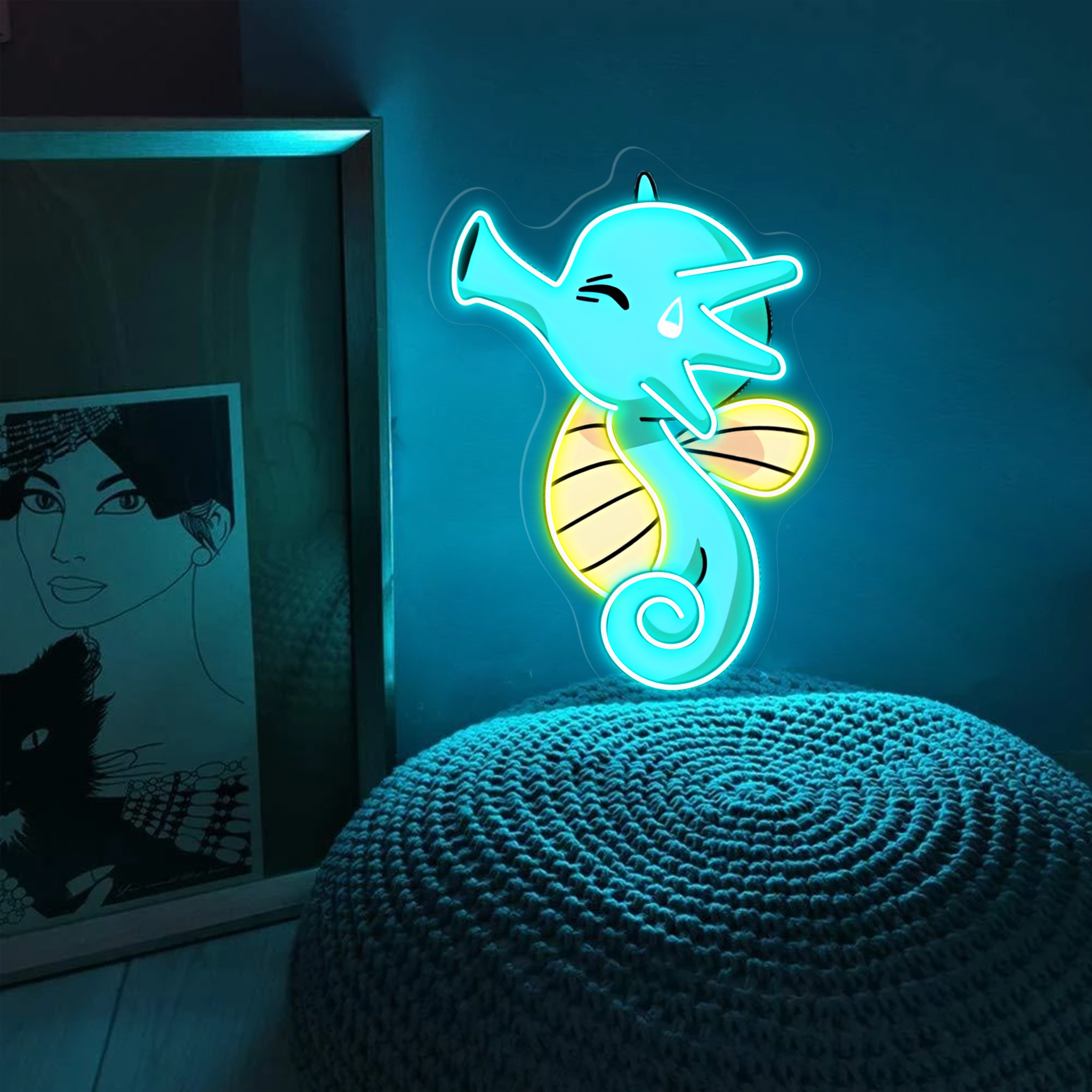 Pokemon Horsea UV Signs