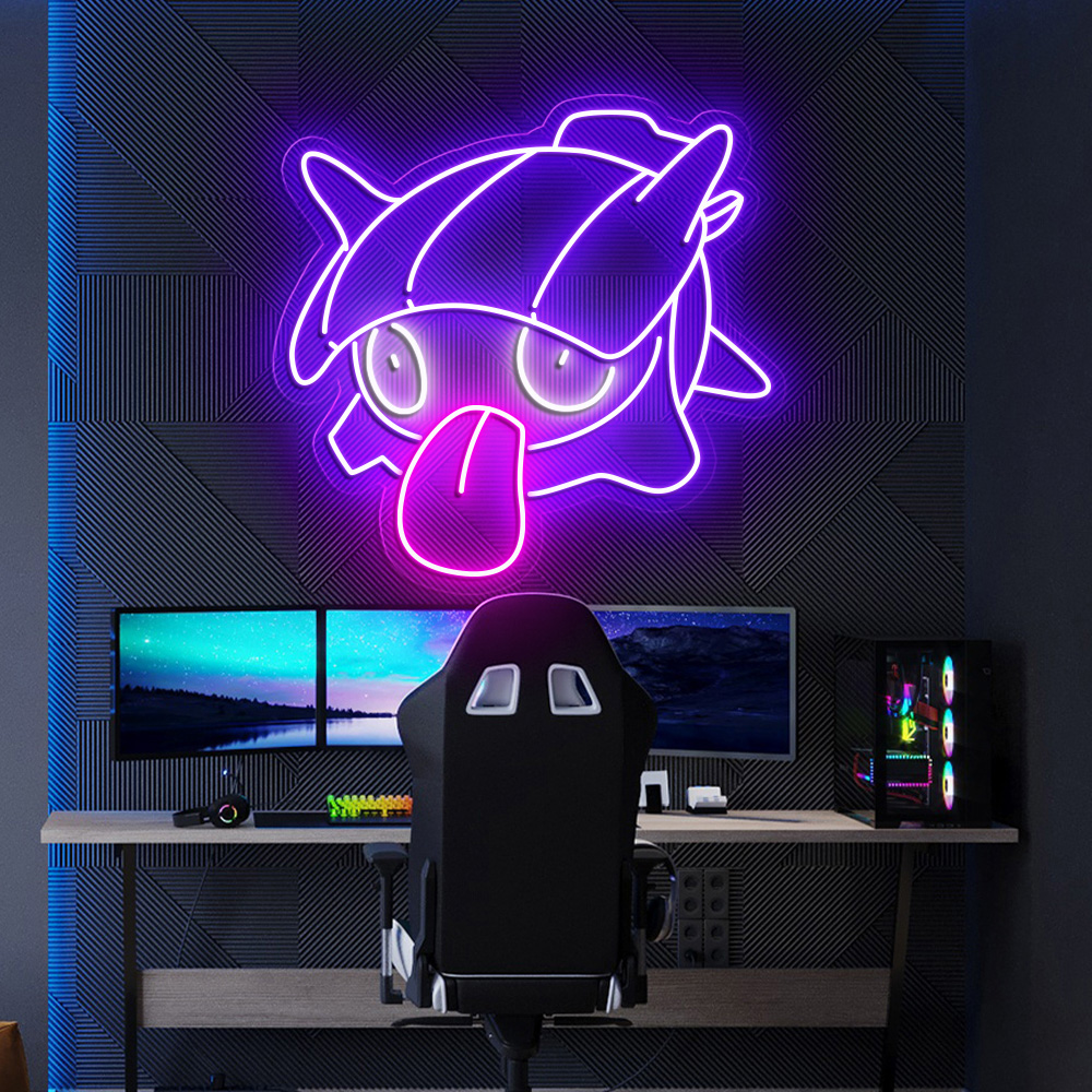 Shellder Pokemon Neon Sign