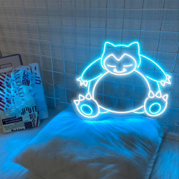 Snorlax Pokemon Neon Sign