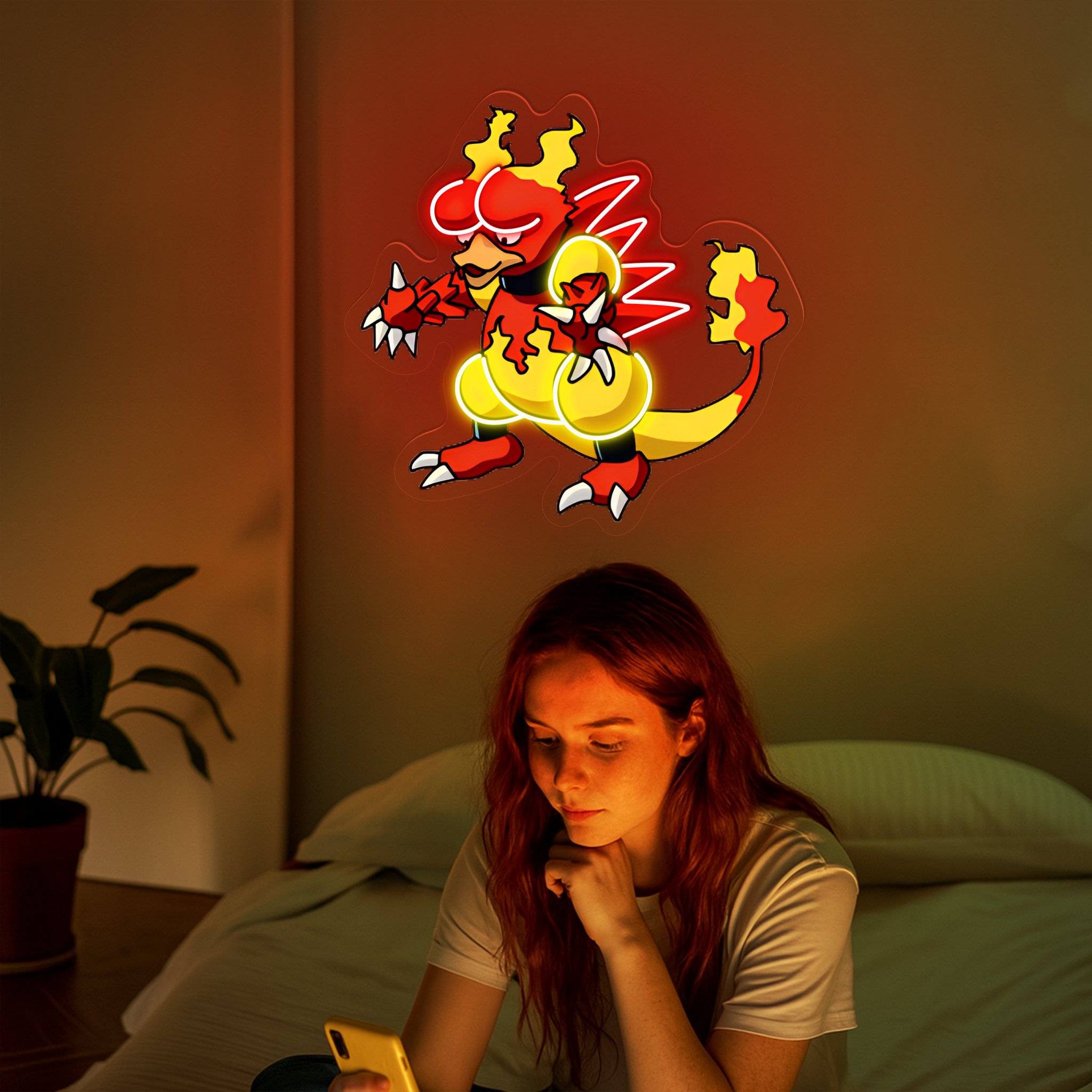 Pokemon Magmar UV Sign