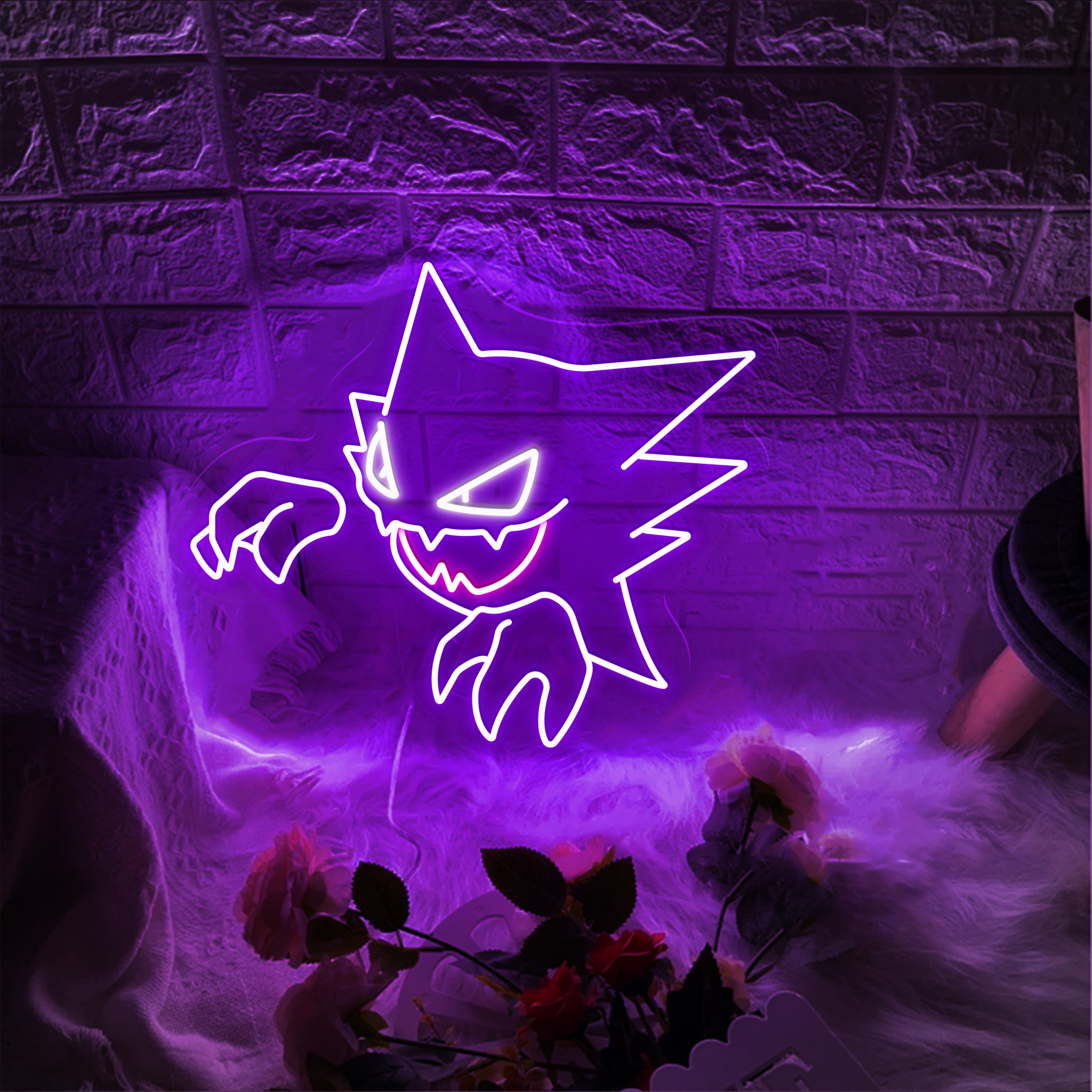 Haunter Pokemon Neon Sign