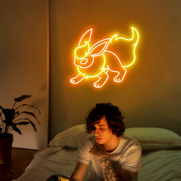 Flareon Pokemon Neon Signs