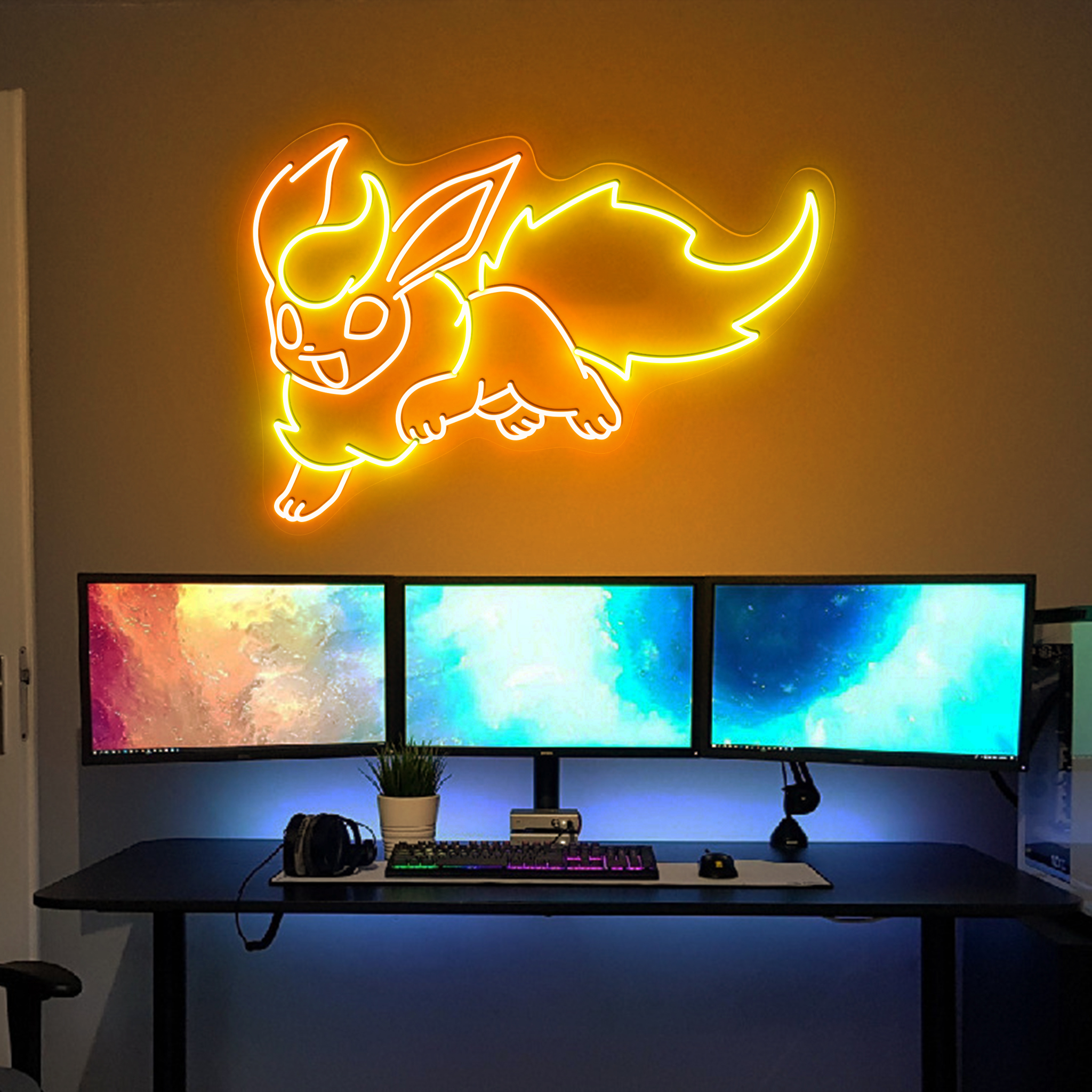 Pokemon Flareon Neon Sign