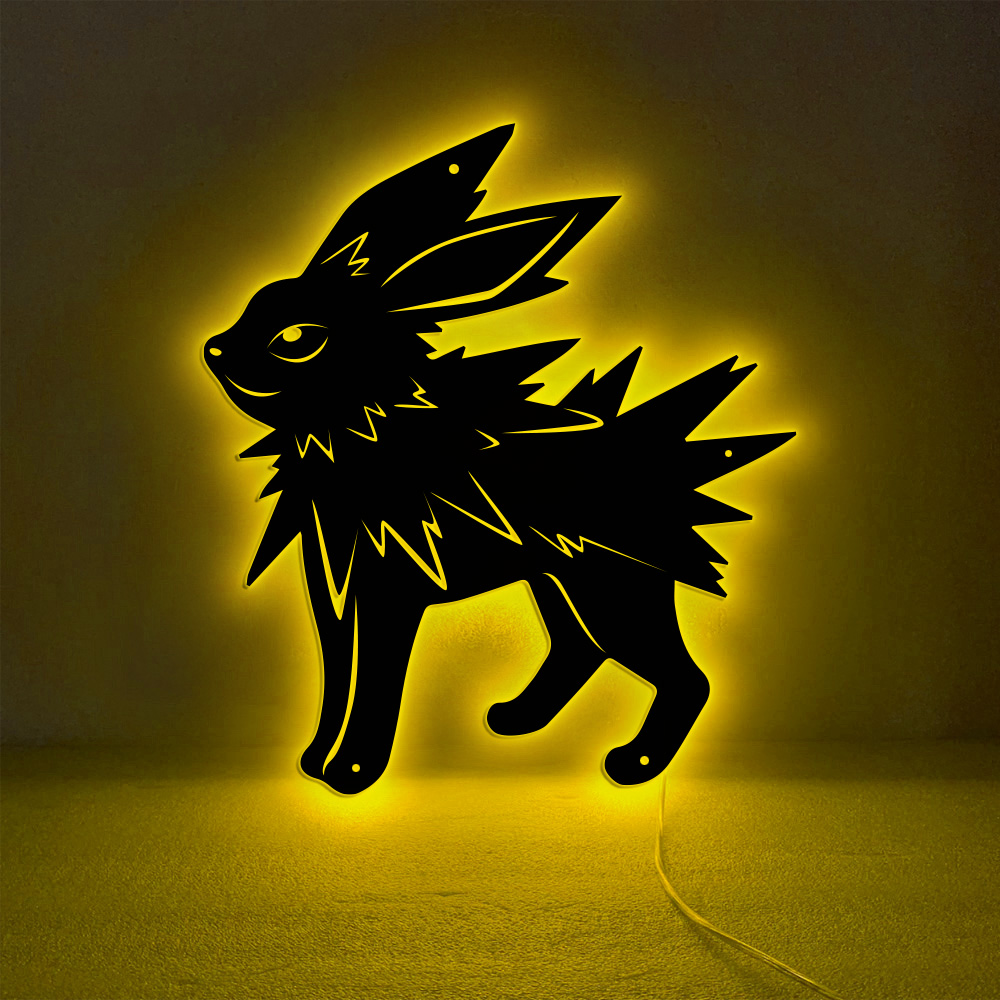 Jolteon Pokemon Metal Sign