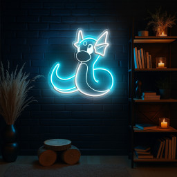 Dratini Pokemon Laser Sign
