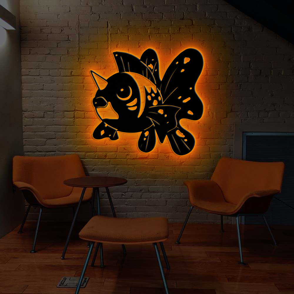 Pokemon Seaking Metal Signs