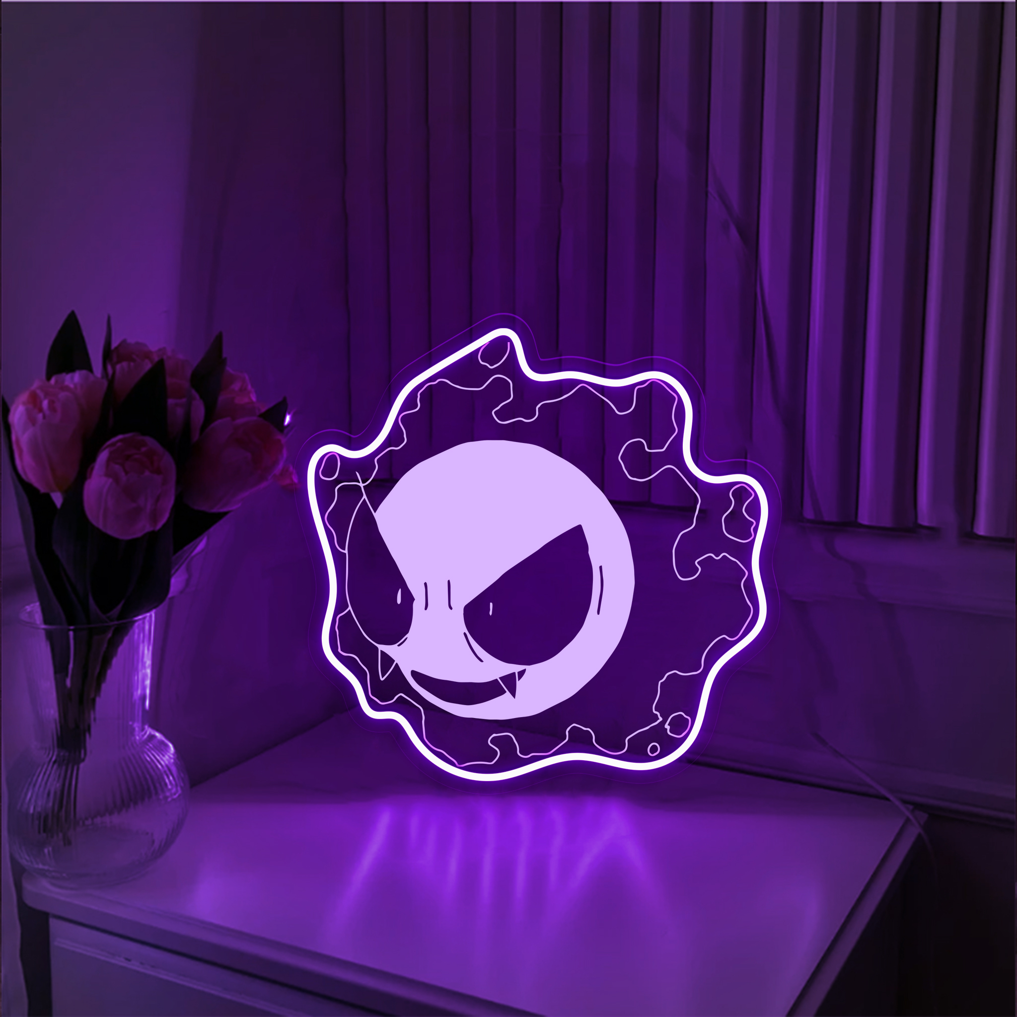 Gastly Pokemon Laser Sign