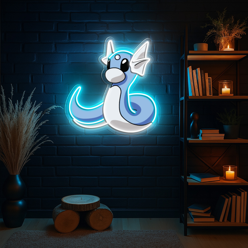 Dratini Pokemon UV Sign